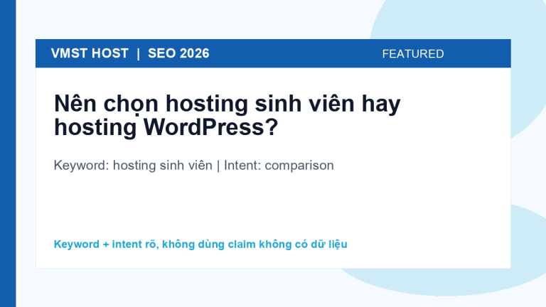 hosting sinh viên - comparison