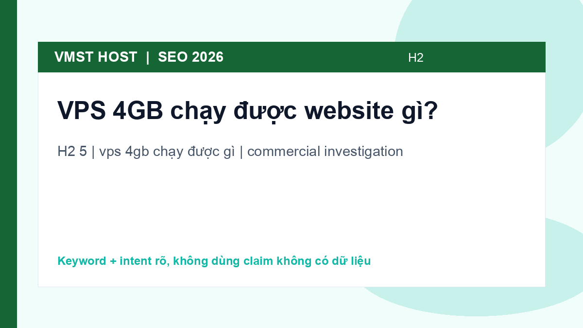 Ưu điểm và hạn chế của vps 4gb chạy được gì