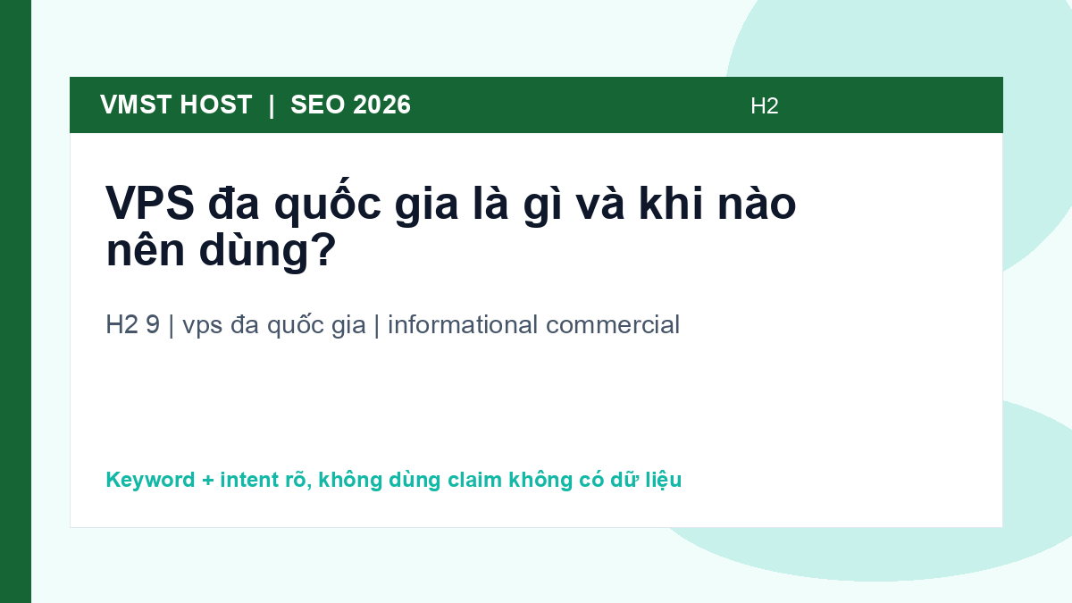 FAQ hội thoại về vps đa quốc gia