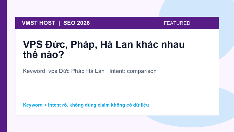 vps Đức Pháp Hà Lan - comparison