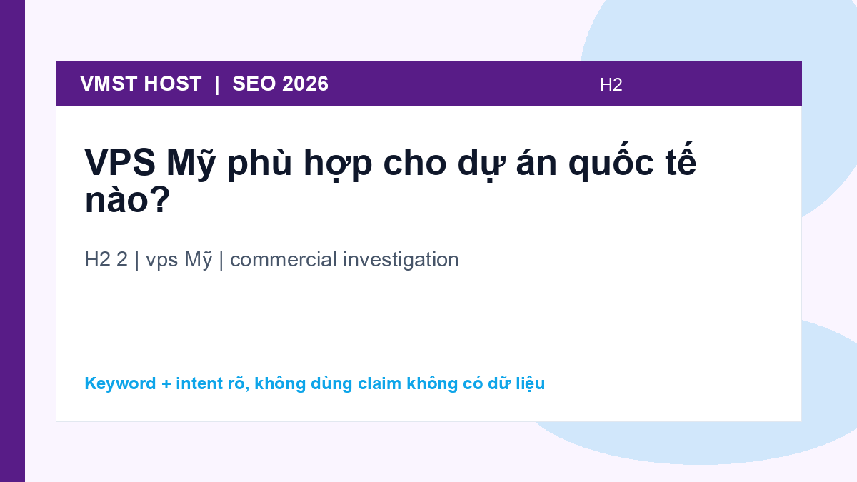 Câu trả lời nhanh cho keyword vps Mỹ