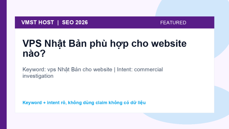 vps Nhật Bản cho website - commercial investigation
