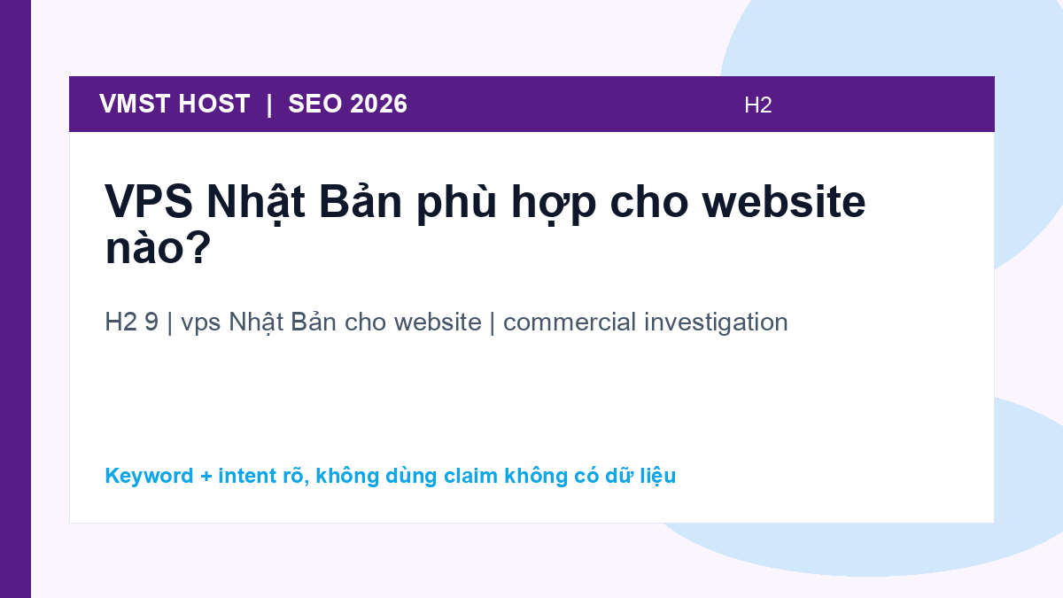 FAQ hội thoại về vps Nhật Bản cho website